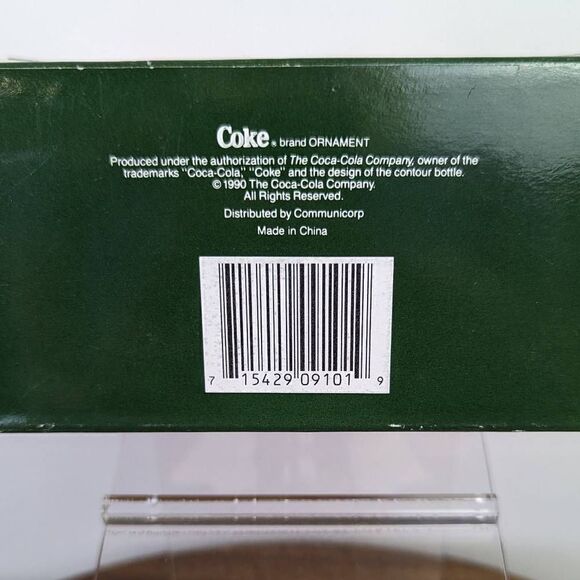 Coca-Cola Trim A Tree Collection Santa On Stool Circa 1947 Christmas Ornament - Picture 8 of 8